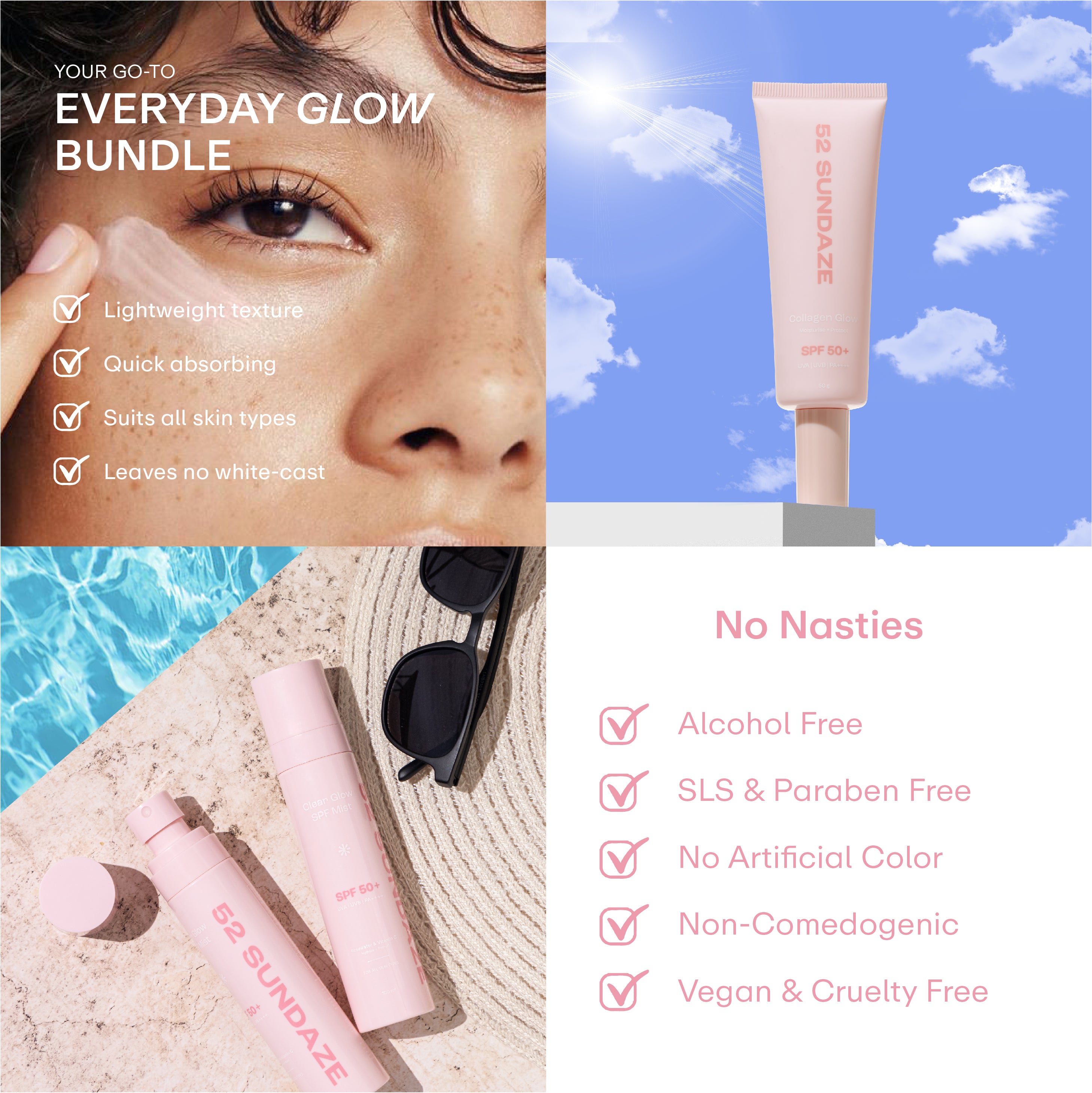 SPF Glow Kit - Base + Reapplication - 52 Sundaze